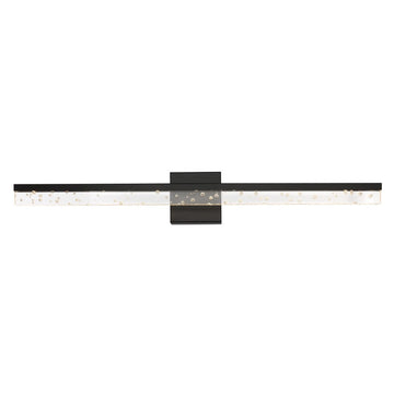 Mario Modern Contemporary 360-Degree Rotatable Iron/Seeded Acrylic Integrated LED Vanity Light